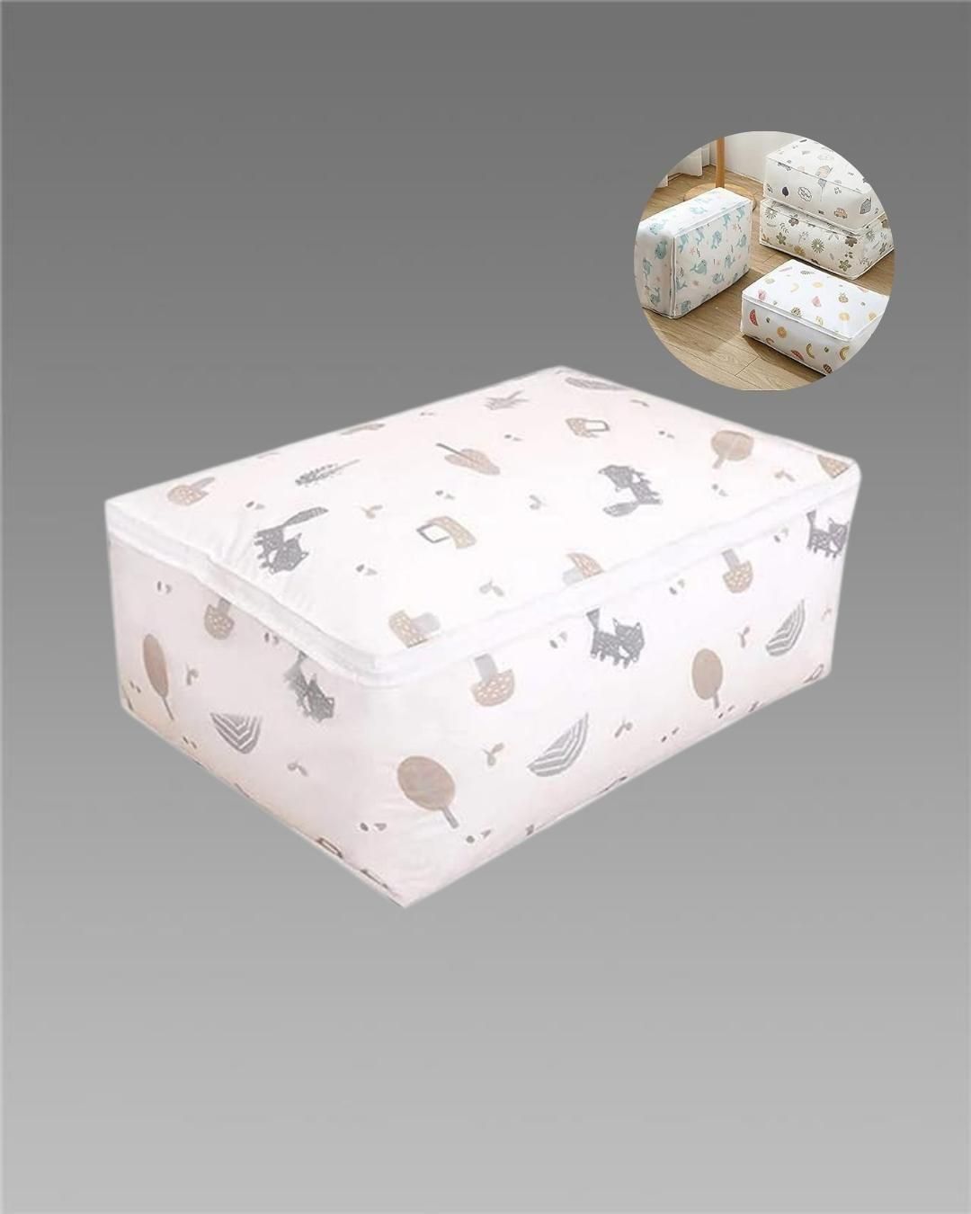 Blanket Storage Bag Under-Bed Quilt Clothes Storage Bag