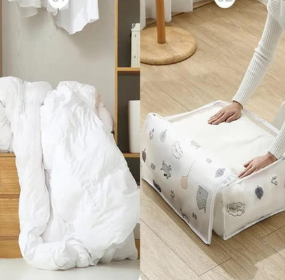 Blanket Storage Bag Under-Bed Quilt Clothes Storage Bag